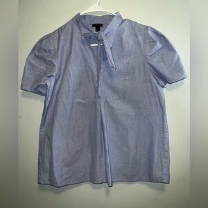 Ann Taylor Light Blue Casual Button Down Shirt